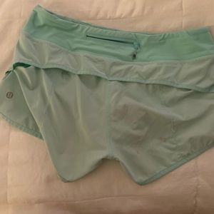 Teal Lululemon Shorts